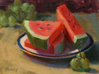 Watermelon and Grapes